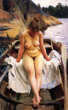 Anders Zorn Painting - I Werners Eka ante todo Suecia Anders Zorn